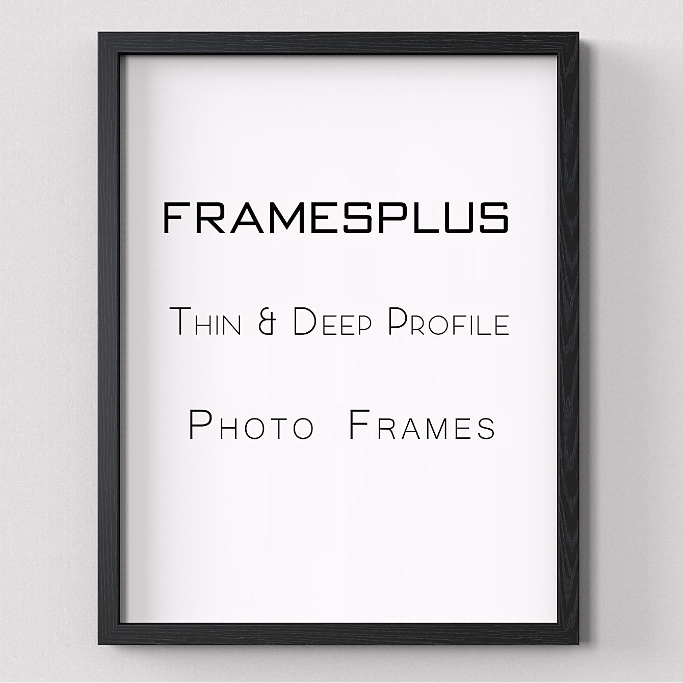 A2 A3 A4 A5 Thin Matt Black Photo Frame White Picture Frames Poster Oak/Walnut - Picture 2 of 12